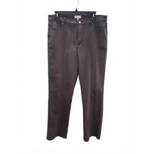NEW TRU LUXE women's high rise pintuck leg bootcut jeans in chocolate
